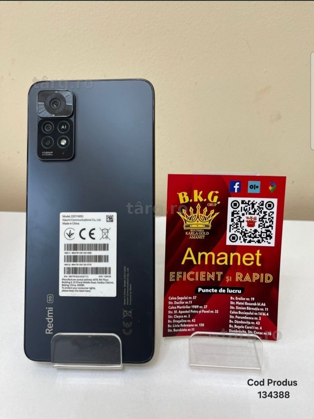 Redmi Note 11 / 11 Pro 128gb Amanet BKG