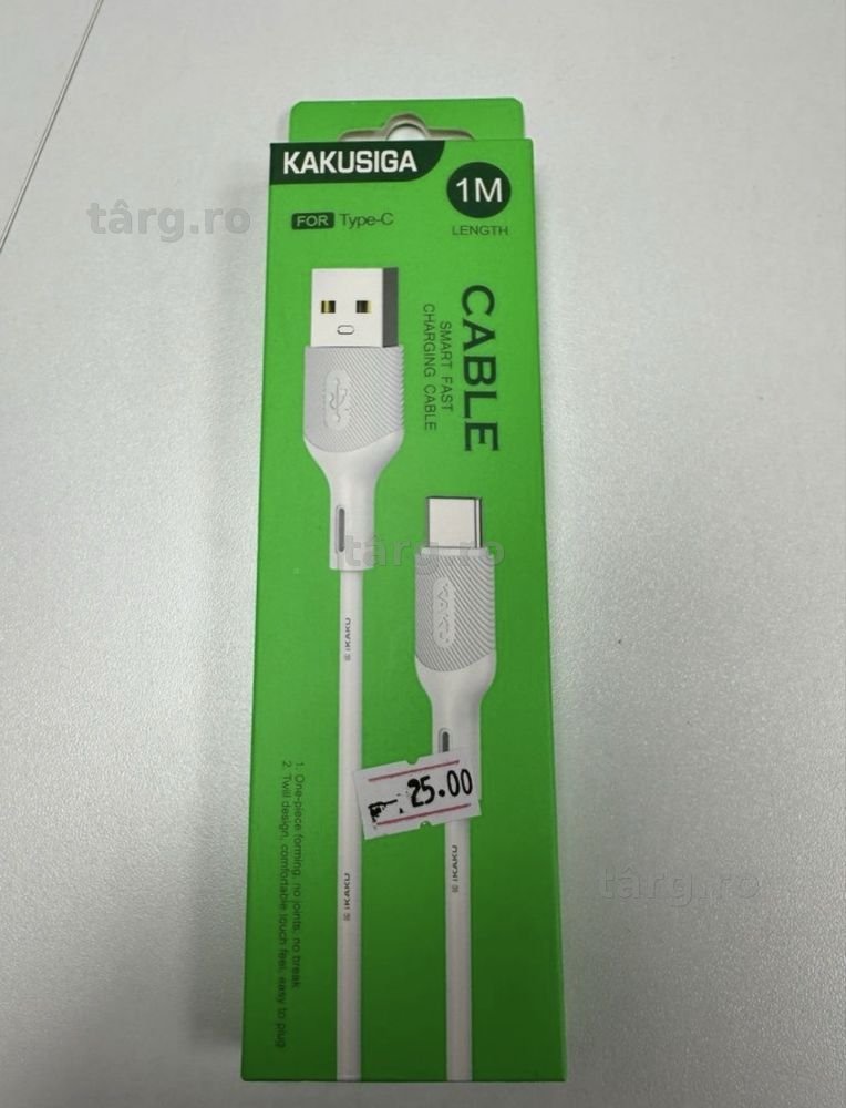 Cablu Usb - Tip C - Fast Charge - iPhone Samsung Honor Redmi Motorola