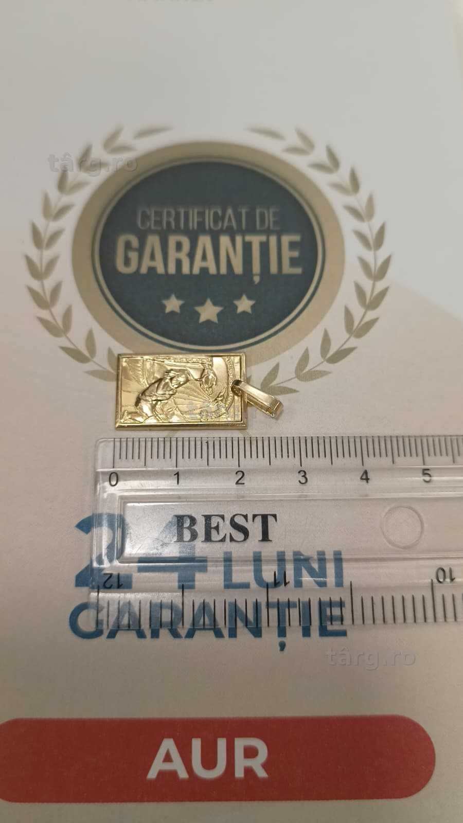Pandantiv aur 18K 3.65gr [AG24 Harlau B.46188.1] - Garantie 2 ani! 5