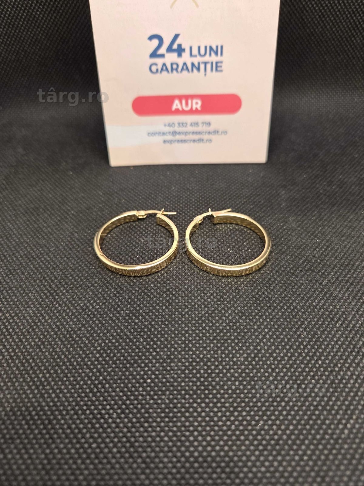 Cercei aur 14K 3.46g (50020.2 Ag11 Piata Nicolina) Garantie 2 ani!