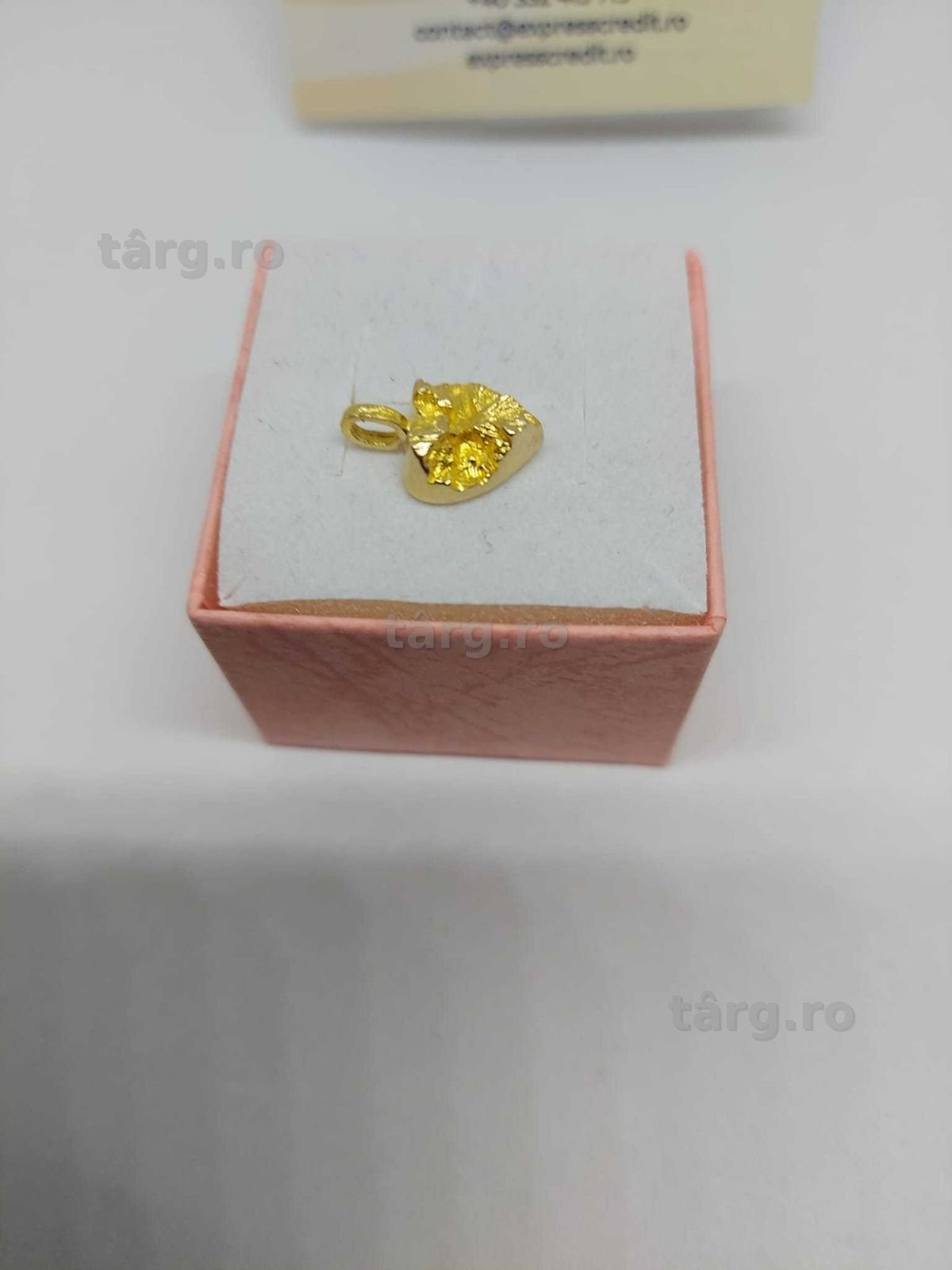 Pandantiv aur 14k 2.03gr [35403.2/30 Pacurari 2] Garantie 2 ani! 3