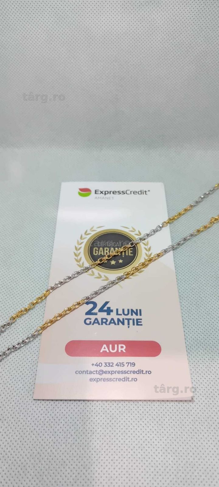 Lant Aur 14K (Ag18 Tutora b.28473) Garantie 2 ani!
