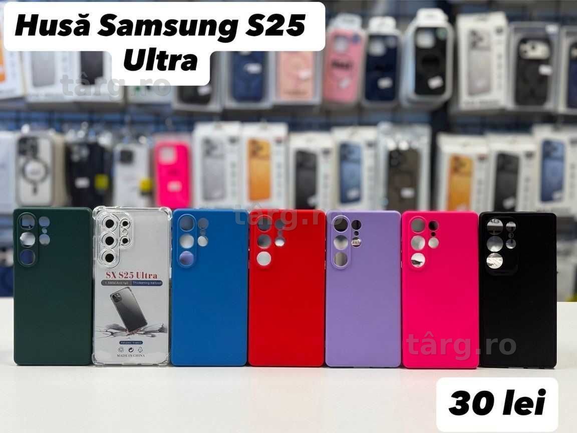 Husa silicon, folie, cablu, incarcator  Samsung S25 ULTRA