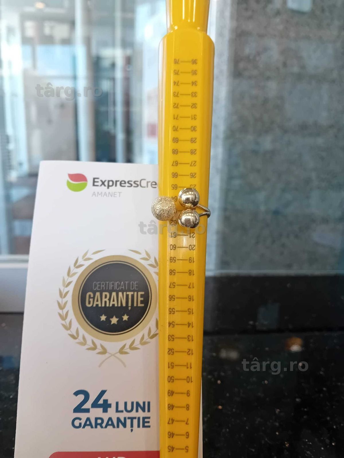 Inel aur 14k 3.77g 23-26 (Iulius Mall)(B-474) Garantie 2 ani!