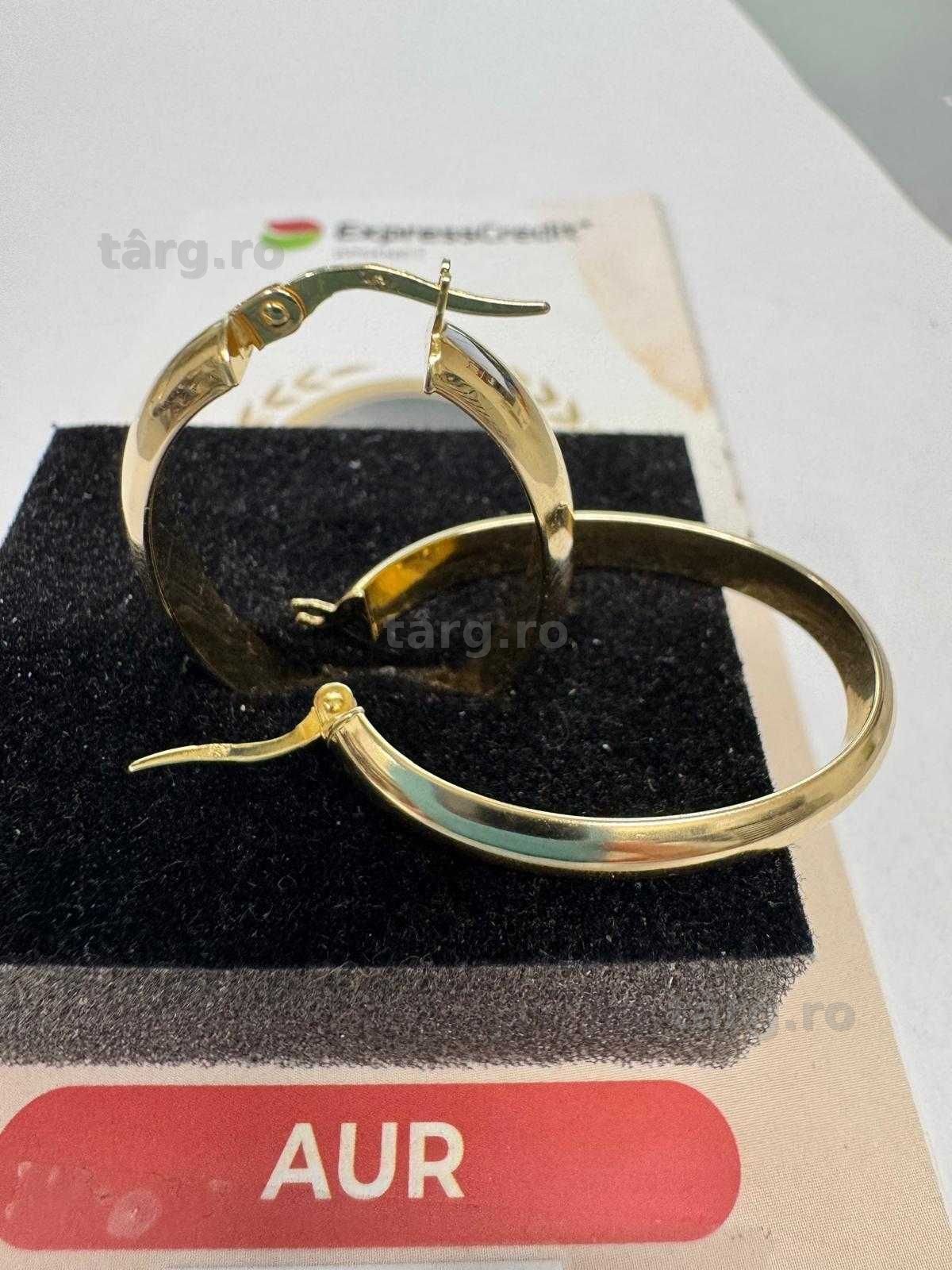 Cercei din aur 14k (69786.1/ 10 Pacurari 1) garantie 2 ani! 4