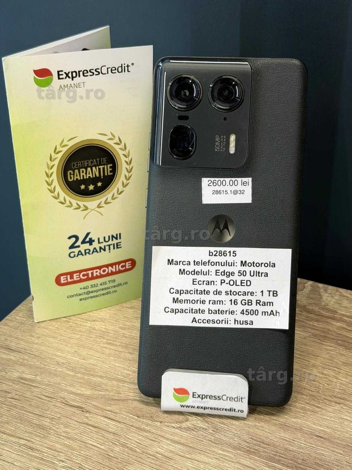 (AG51) Motorola Edge 50 Ultra b28615 - Garantie 2 ani!