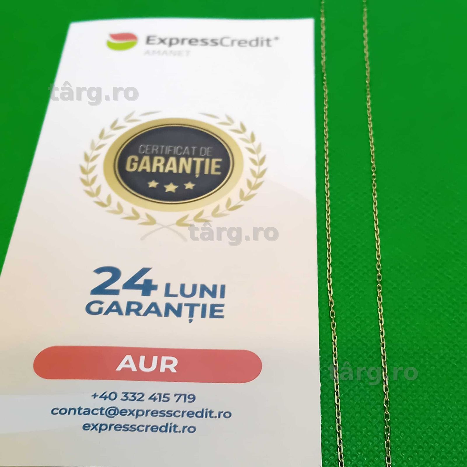 Lant  aur 14k 1.88 gr (AG4 Dacia b.51653.1) Garantie 2 ani 3