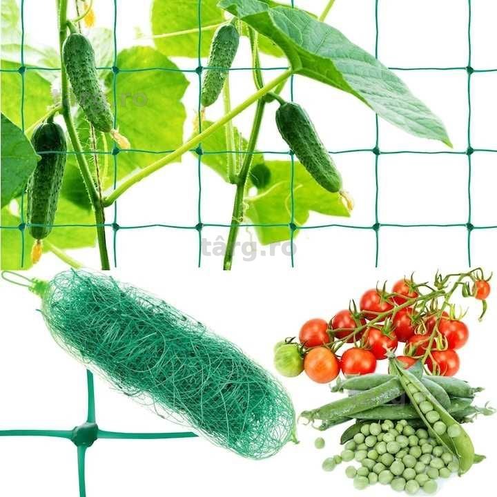 Plasa de Sustinere pentru Plante Cataratoare 2x10 m Castraveti Fasole