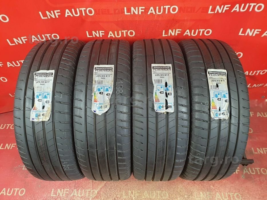4 Anvelope de VARA  - 225/65/17 - BRIDGESTONE Turanza T005 SUV 4x4 NOU - DOT 2020 ! SUPER PRET !