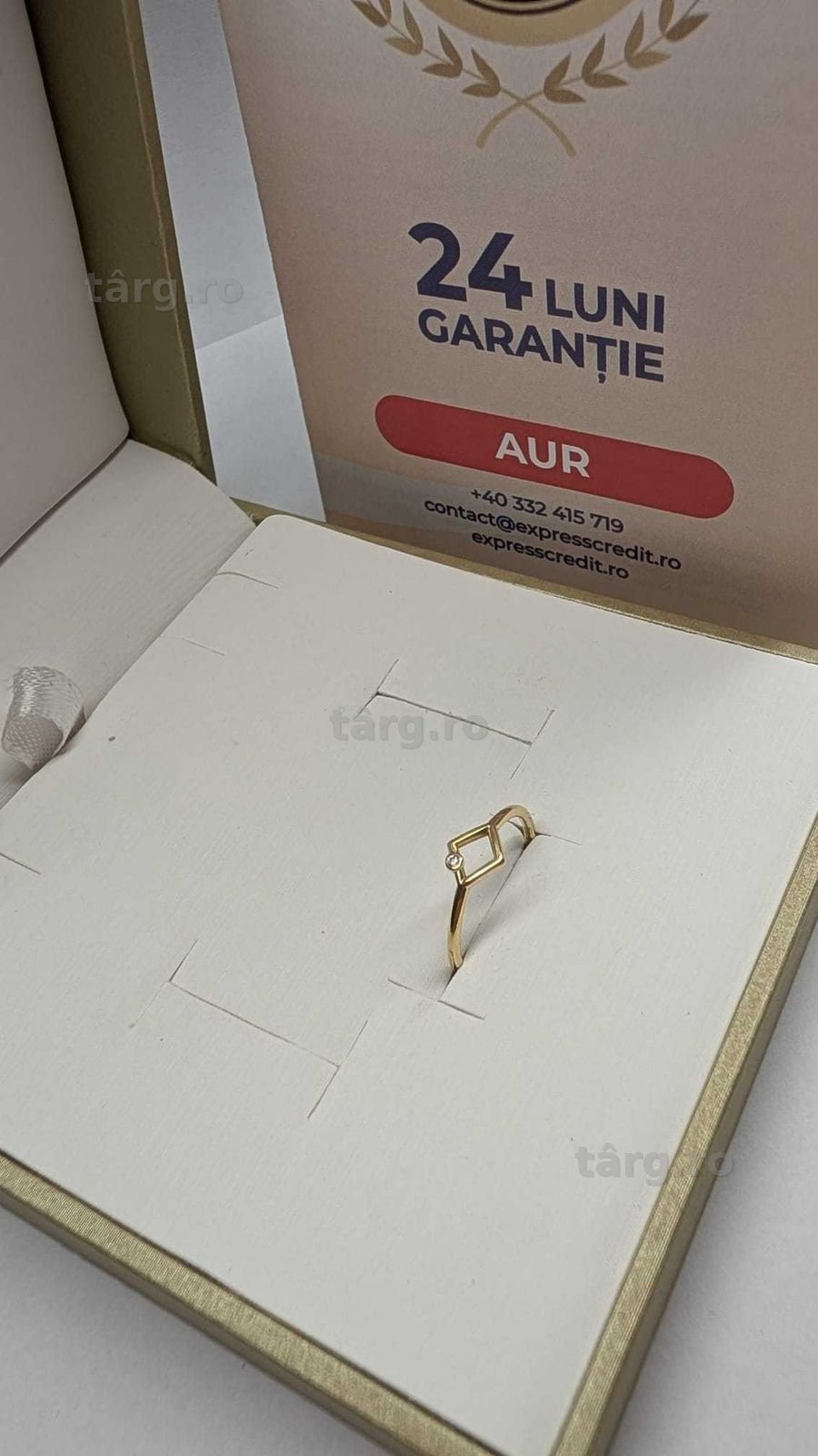 (AG42) Inel Aur 14K 0.88g B:13956.1 -Garantie 2 Ani!