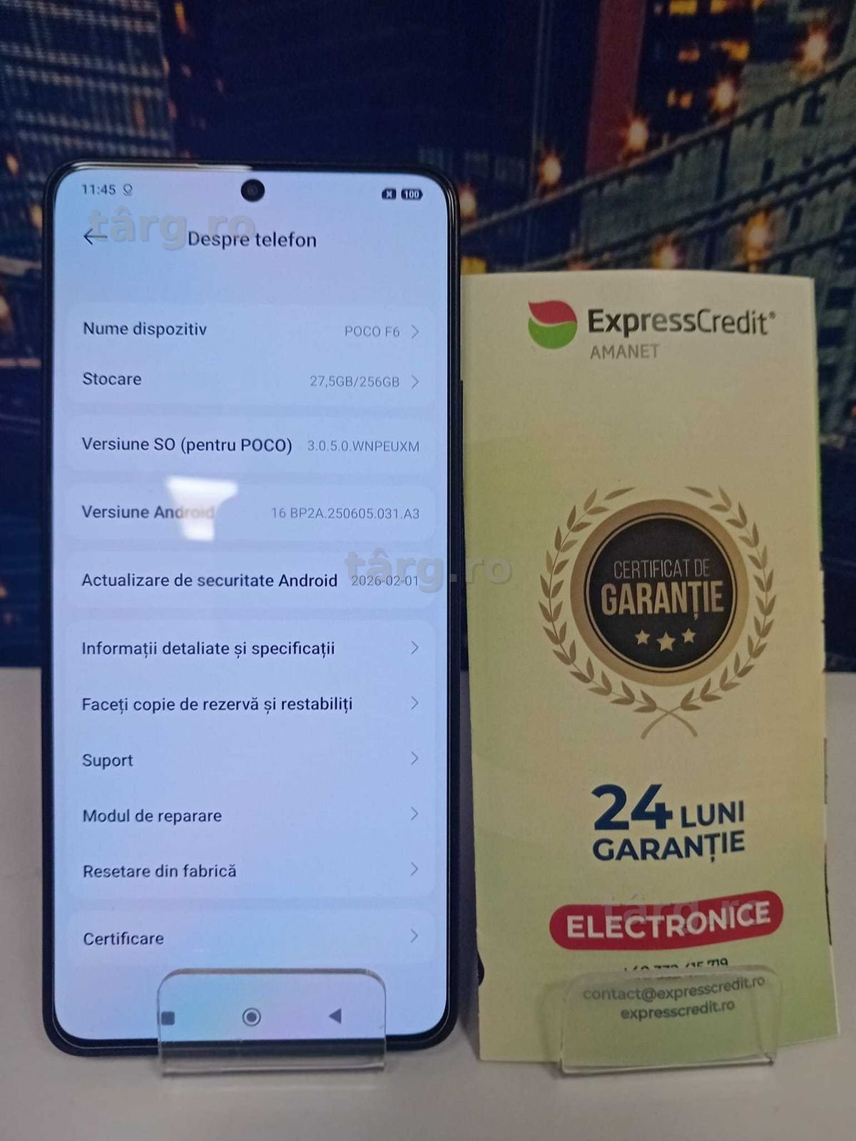 Xiaomi Poco F6 (35626/30 Pacurari 2) Garantie 2 ani!