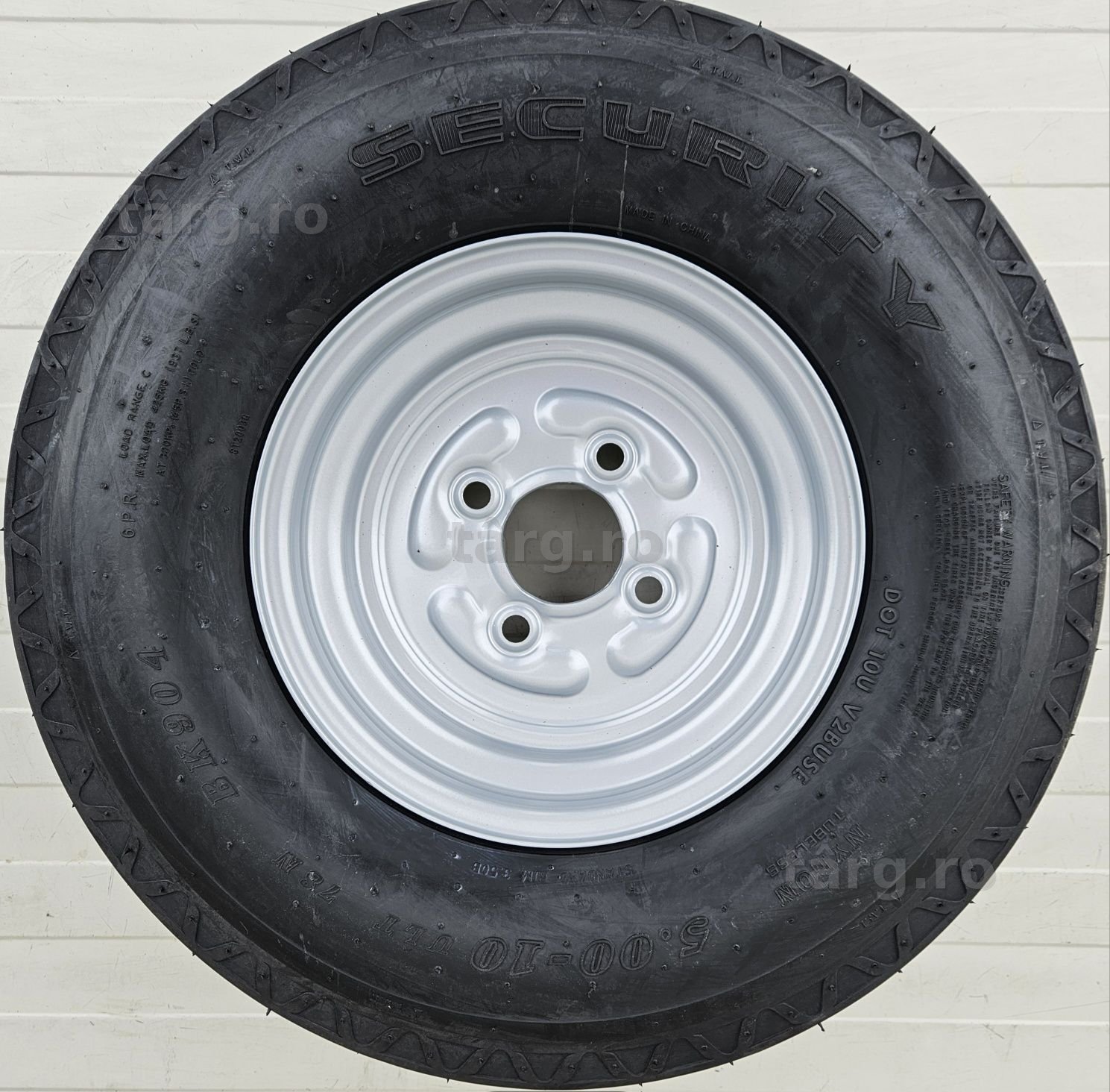 Roata completa SECURITY 5.00-10, 79N, Janta 3.5Bx10, 4/100, ET0