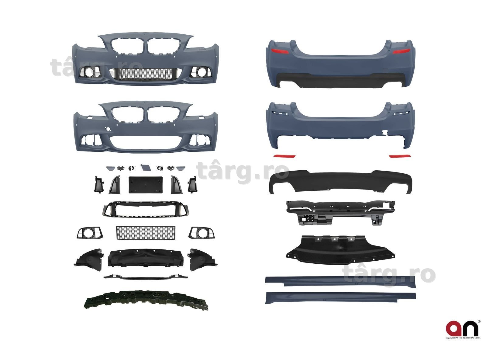 Pachet M-Technik Bmw F10 LCI M Technik Bara Fata-Spate-Praguri Taiwan