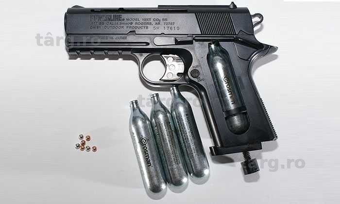 PISTOL PUTERNIC ~5J~ Modificat Airsoft Co2 la 380 lei-Cu Aer Comprimat