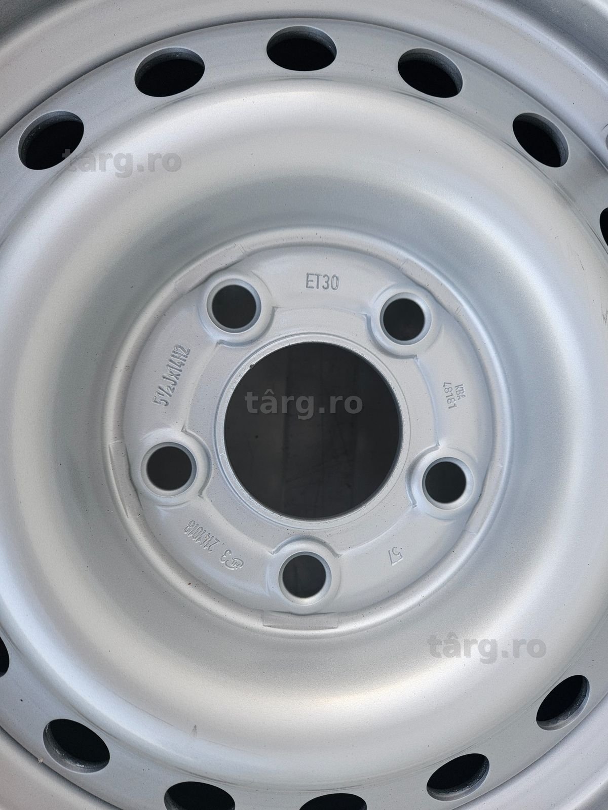 Roata completa remorca 195 R14C Anvelopa SECURITY M+S pe Janta 5.5Jx14 3