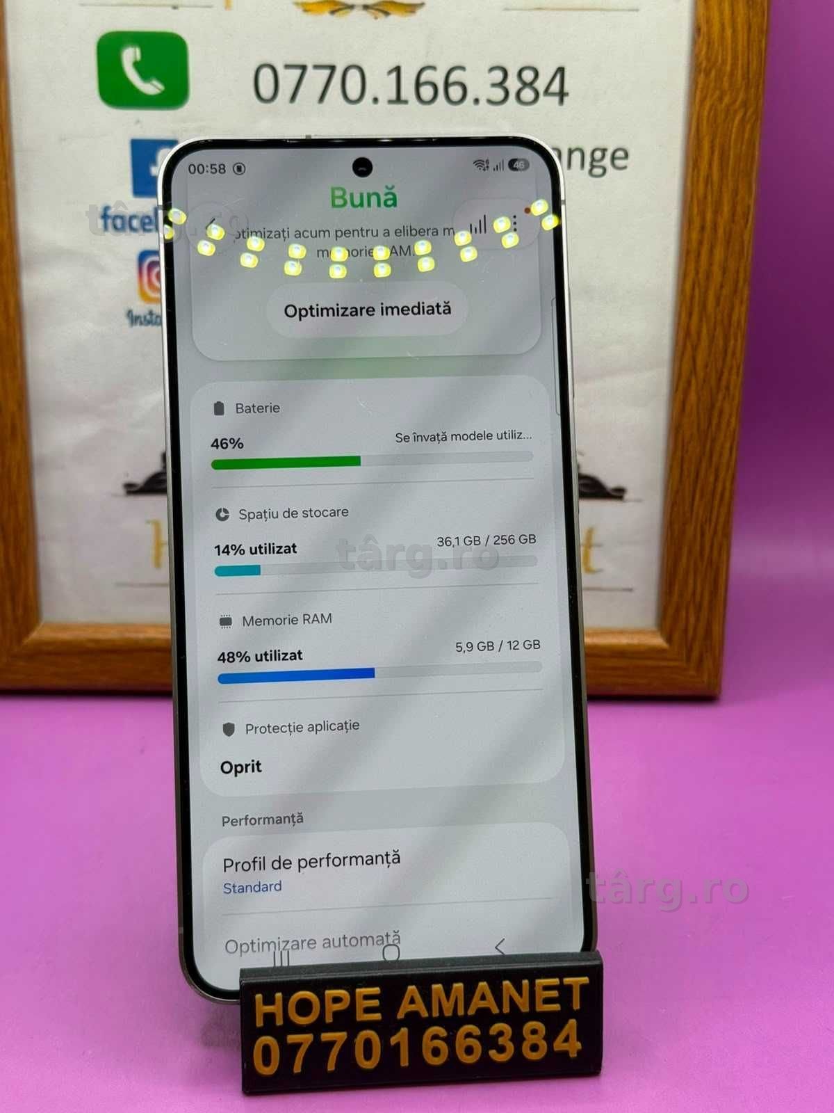 HOPE AMANET P2 - Samsung S25 /  256GB / 12 Gb Ram / Ecran Zgariat 2
