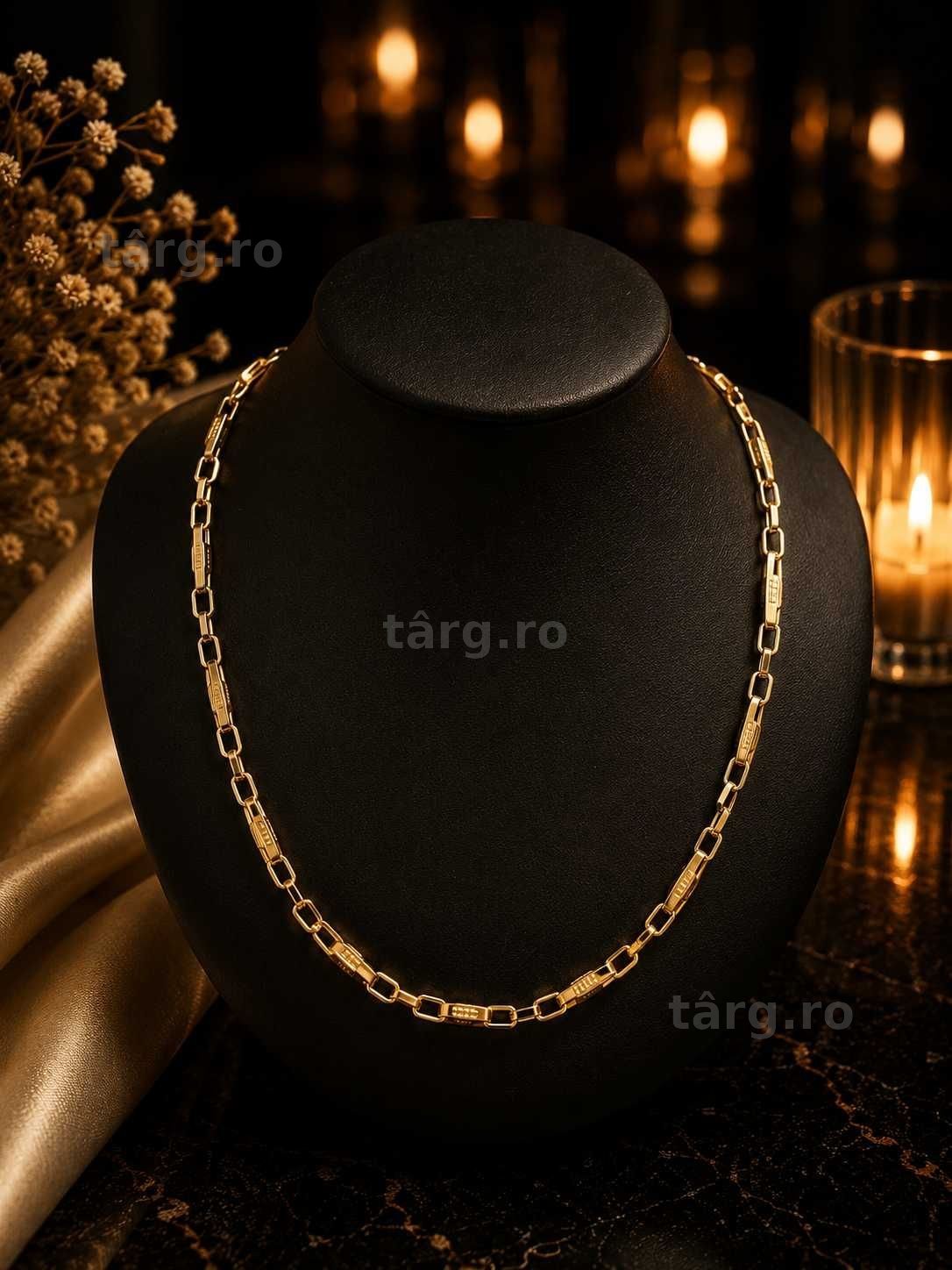 Lant aur 14K 9.30gr (Ag25 Belvedere B.43001.1)-Garantie 2 Ani!