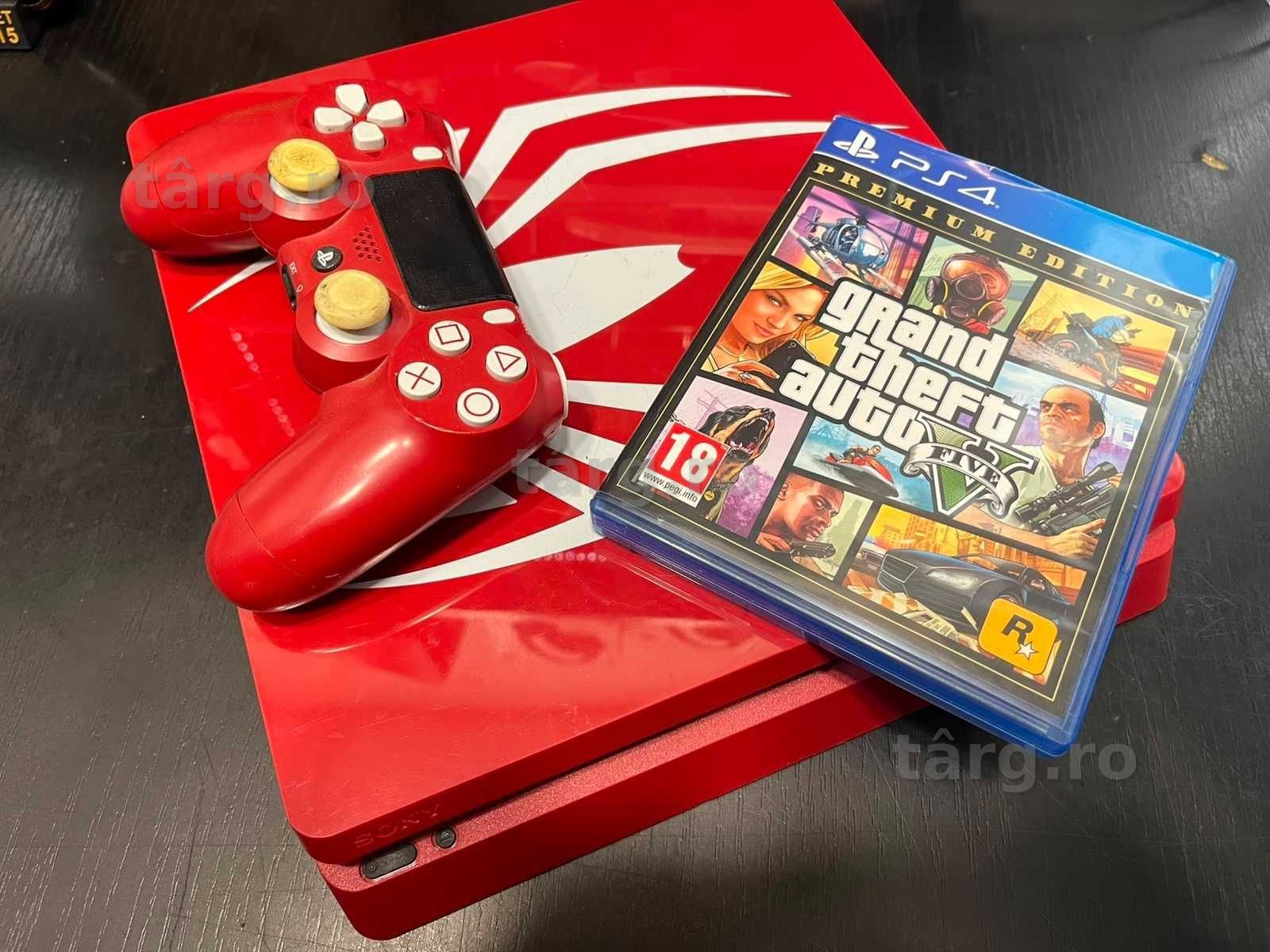 Hope Amanet P3 Playstation 4 slim Spiderman edition / Joc GTA 5 3