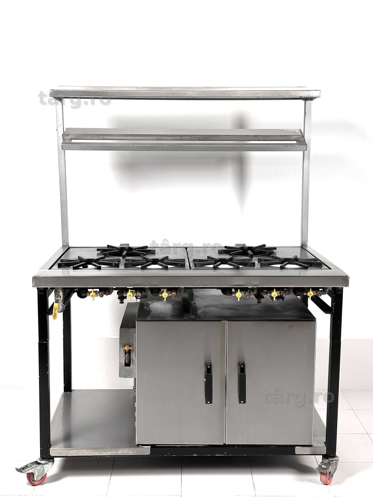 Aragaz profesional GAZ 6 focuri + Suprastructura