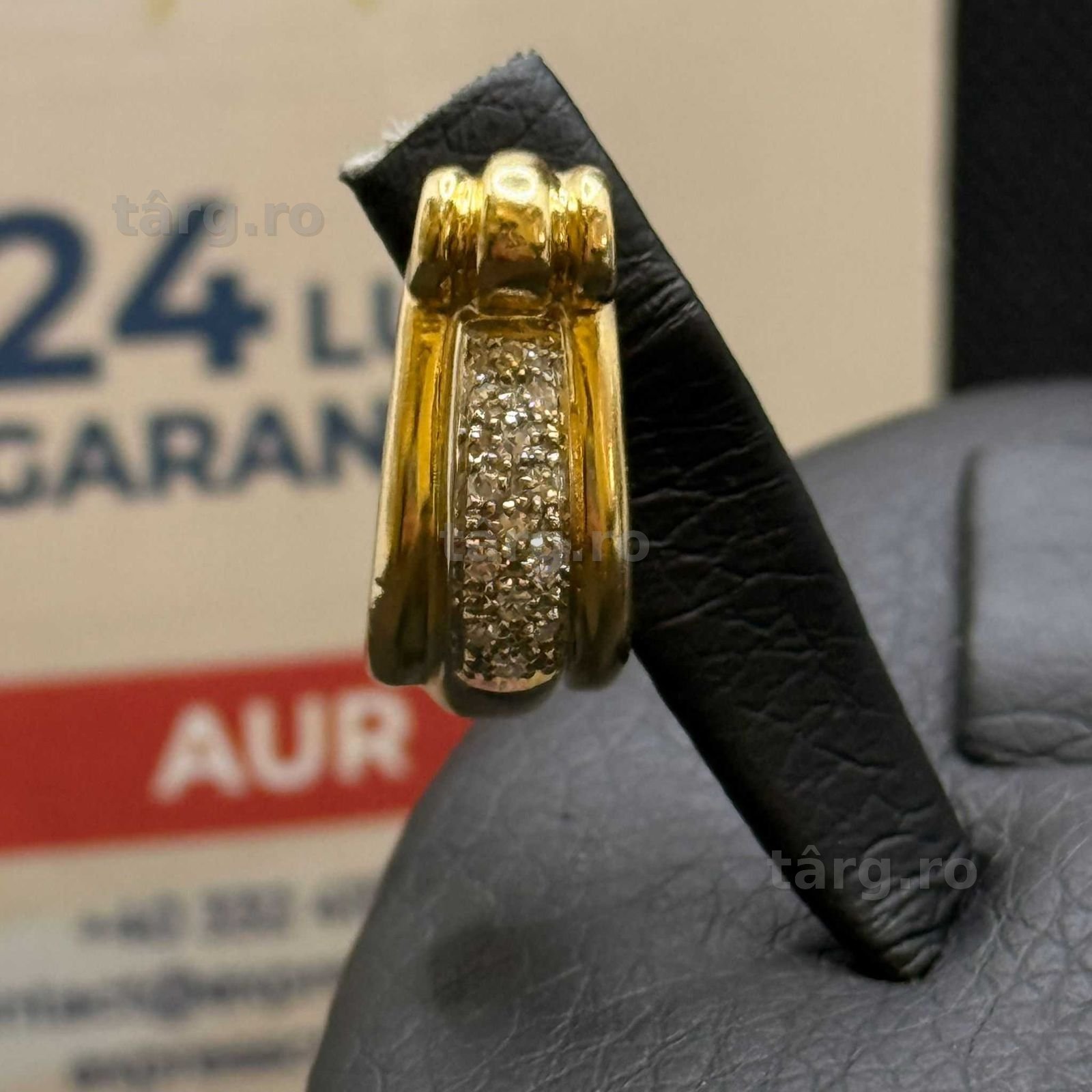Cercei aur 18K 9.04g (AG15 Gara 1 B33790.1) Garantie 2 ani! 2