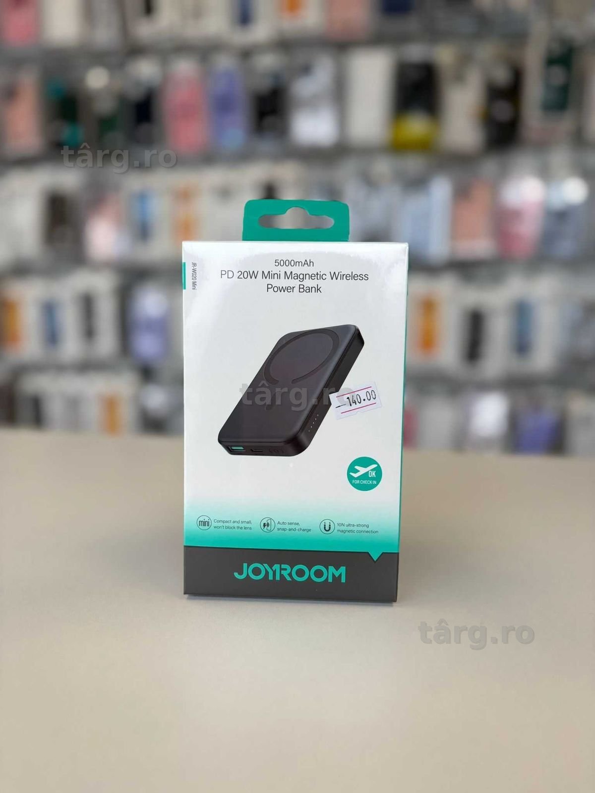 Baterie Externa MagSafe Wireless Joyroom JR-W020 Mini, 5000mAh
