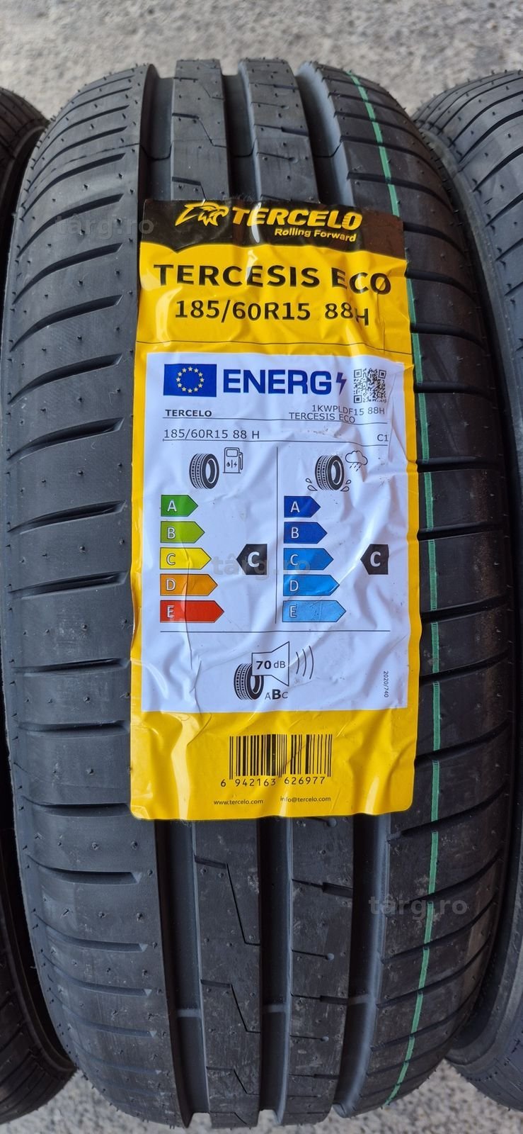 4 anvelope vara noi Tercelo 185/60/15,dot 2025.Pretul este pe bucata. 3