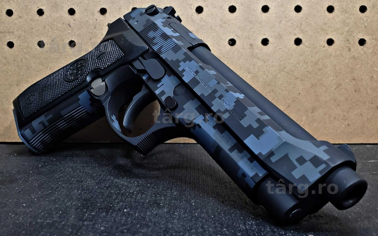 Pistol MODIFICAT cu *CO2* Ieftin!! +60% Forta Airsoft Metal+ABS Gaz