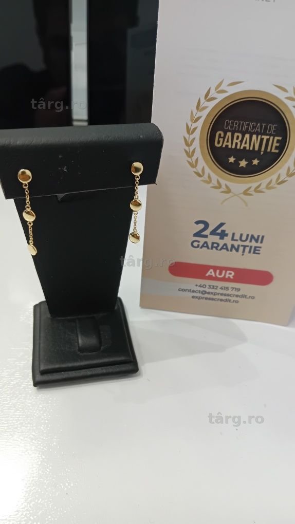 Cercei aur 14k (AG20 Dancu/b30129*20)