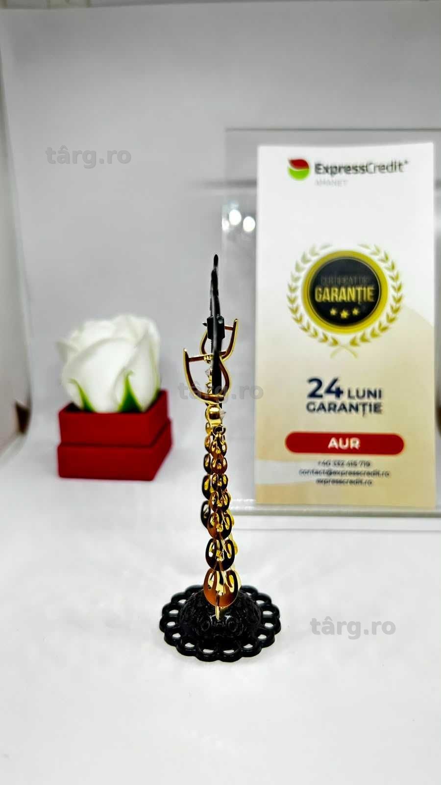 Cercei Aur 14K 4.85g (AG1 Alexandru B54034.5) - Garantie 2 ani! 3