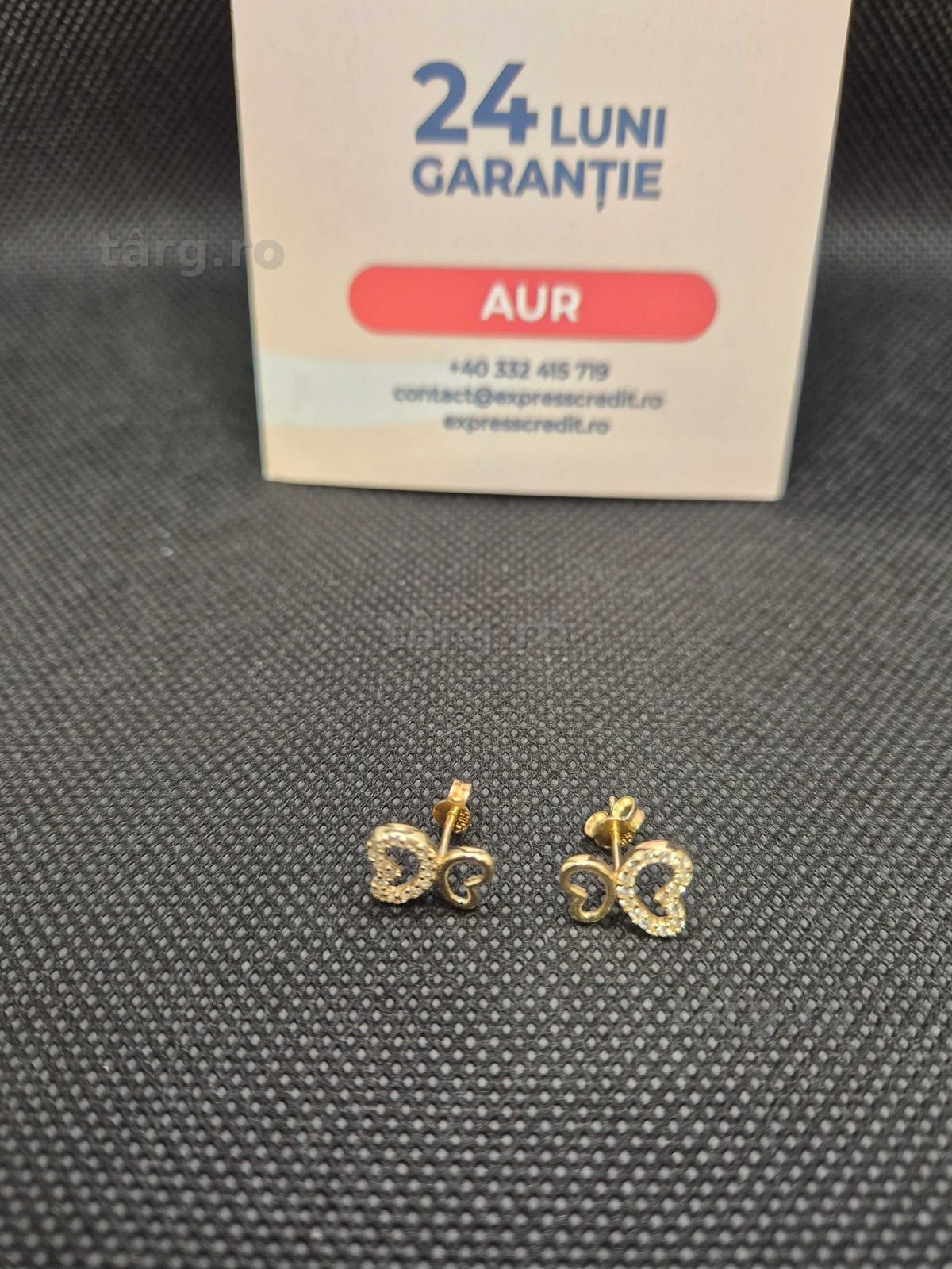 Cercei aur 14K 1.43g (49450.2 Ag11 Piata Nicolina) Garantie 2 ani! 2