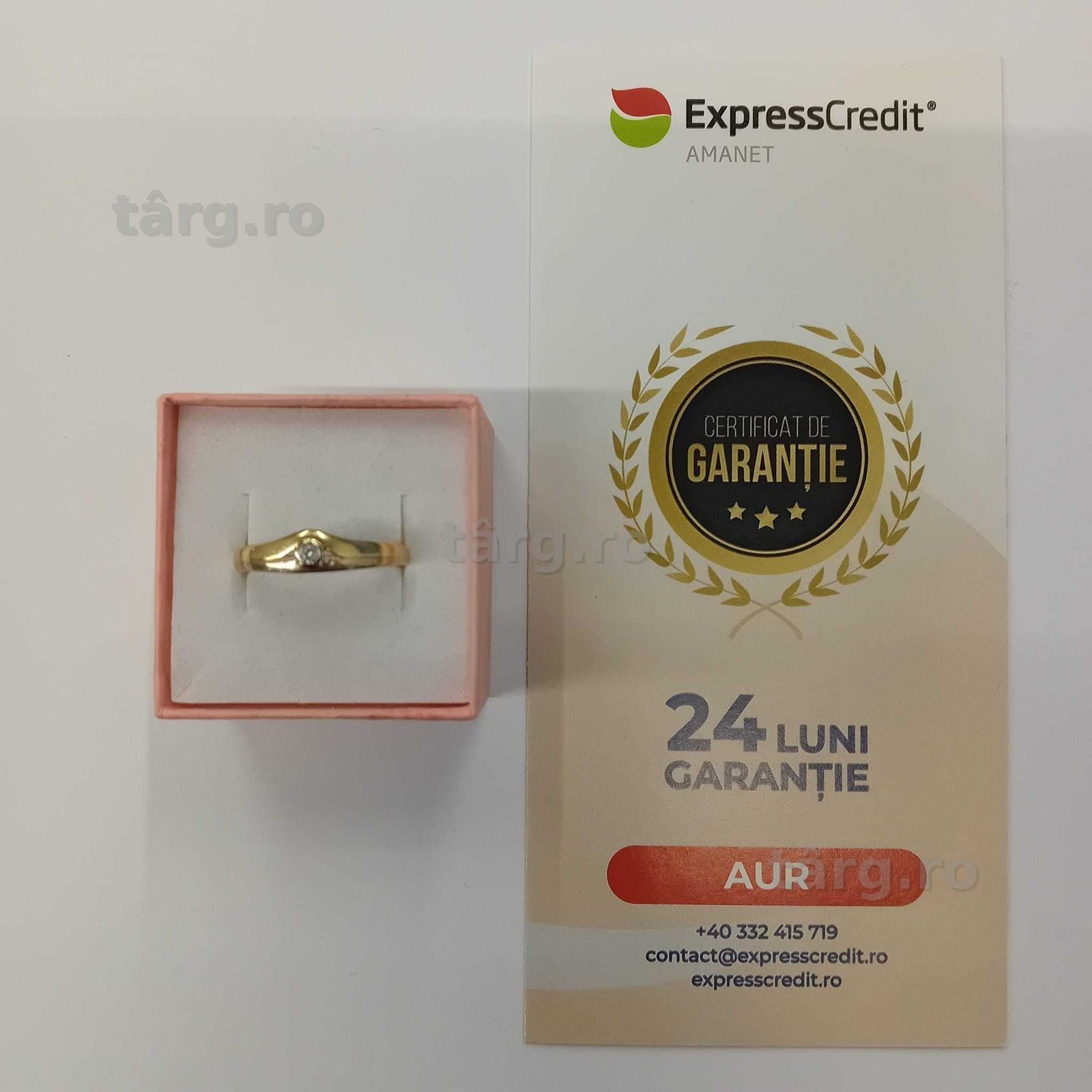 Inel Aur 18k 3.24g (ag49 Esplanada b.8258) 2 ani garantie
