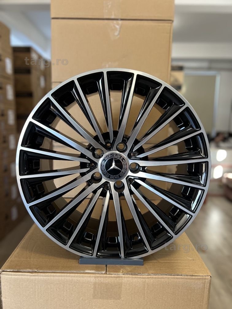 Jante EMR Wheels R17 Noi Mercedes Stil S500 Turbine Multispoke A B C E CLA CLS GLA GLB GLC GLK W176 W177 W204 W205 W212 W213