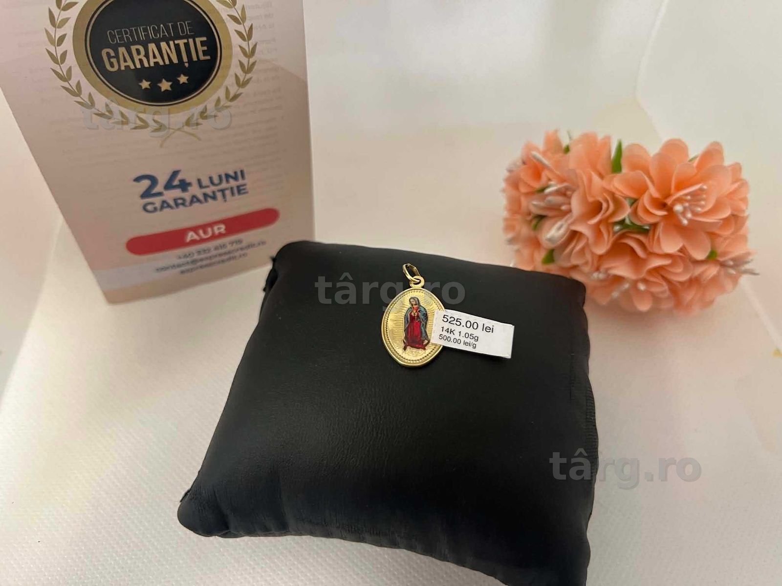 Pandantiv Aur 14k 1.15g (AG16 Moldova b32926)-Garantie 2 ani! 3
