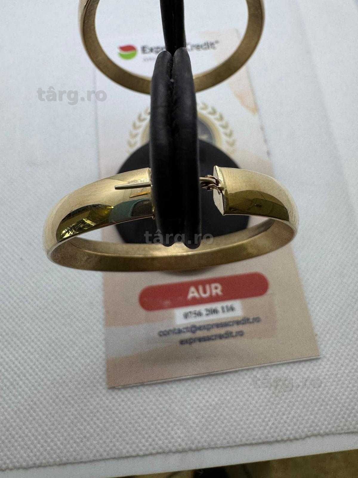 Cercei din aur 14k (70343.1/ 10 Pacurari 1) garantie 2 ani! 5