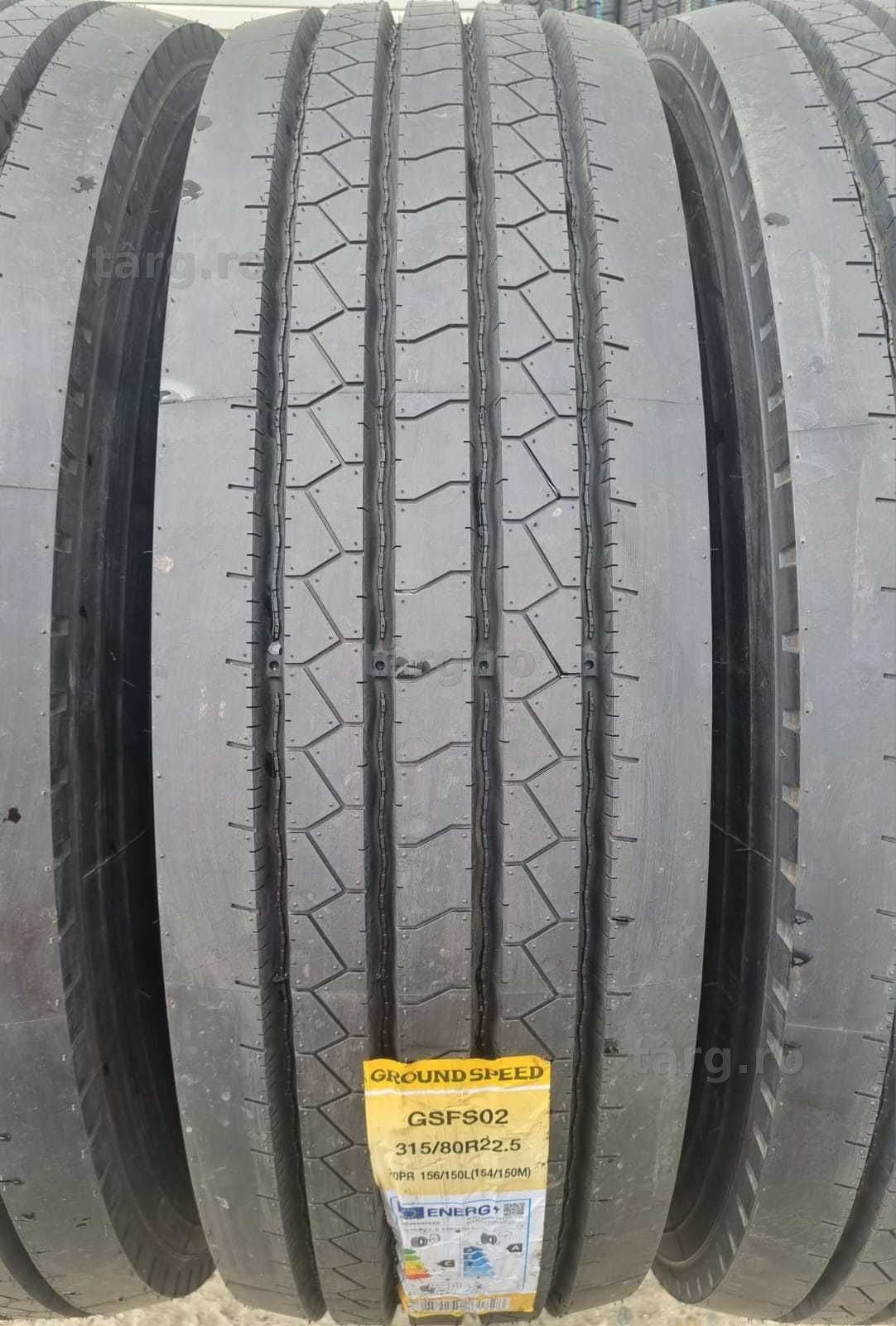 315/80 R22.5 GROUNDSPEED (Thailanda) 20PR Anvelope camion directie M+S 2
