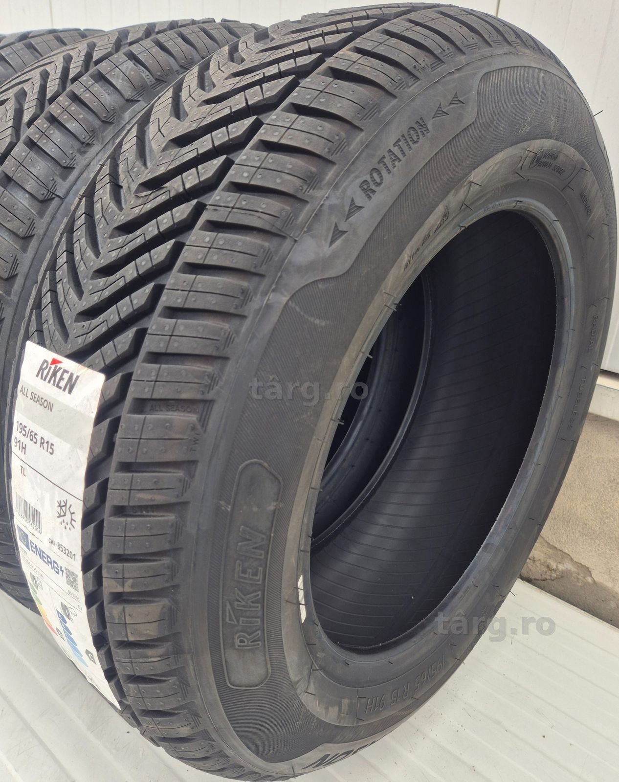 195/65 R15,91H, RIKEN (by Michelin) ,Anvelope all season M+S 3