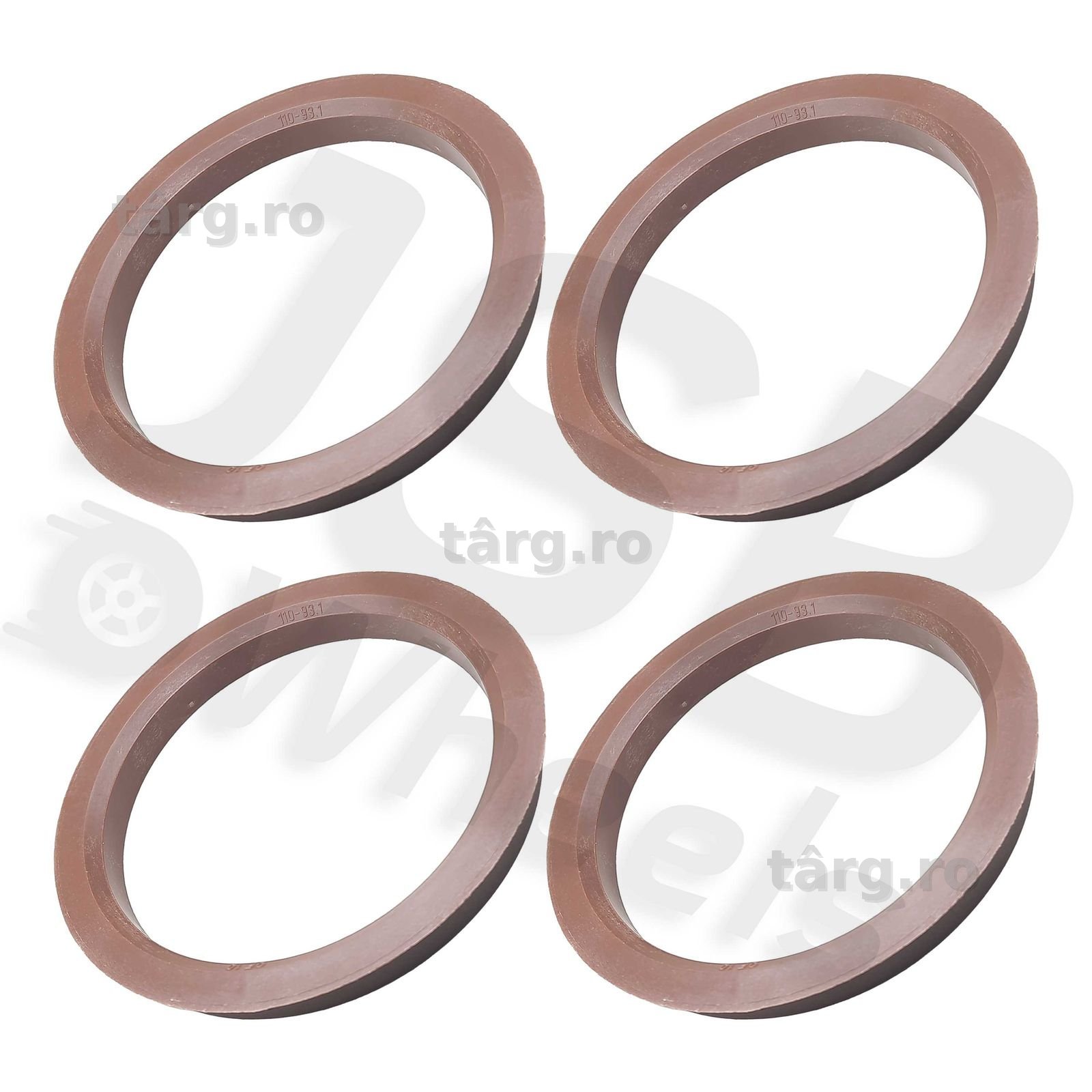 Set inele de centrare ghidaj jante noi 110-93.1 mm Ford Ranger, Mazda