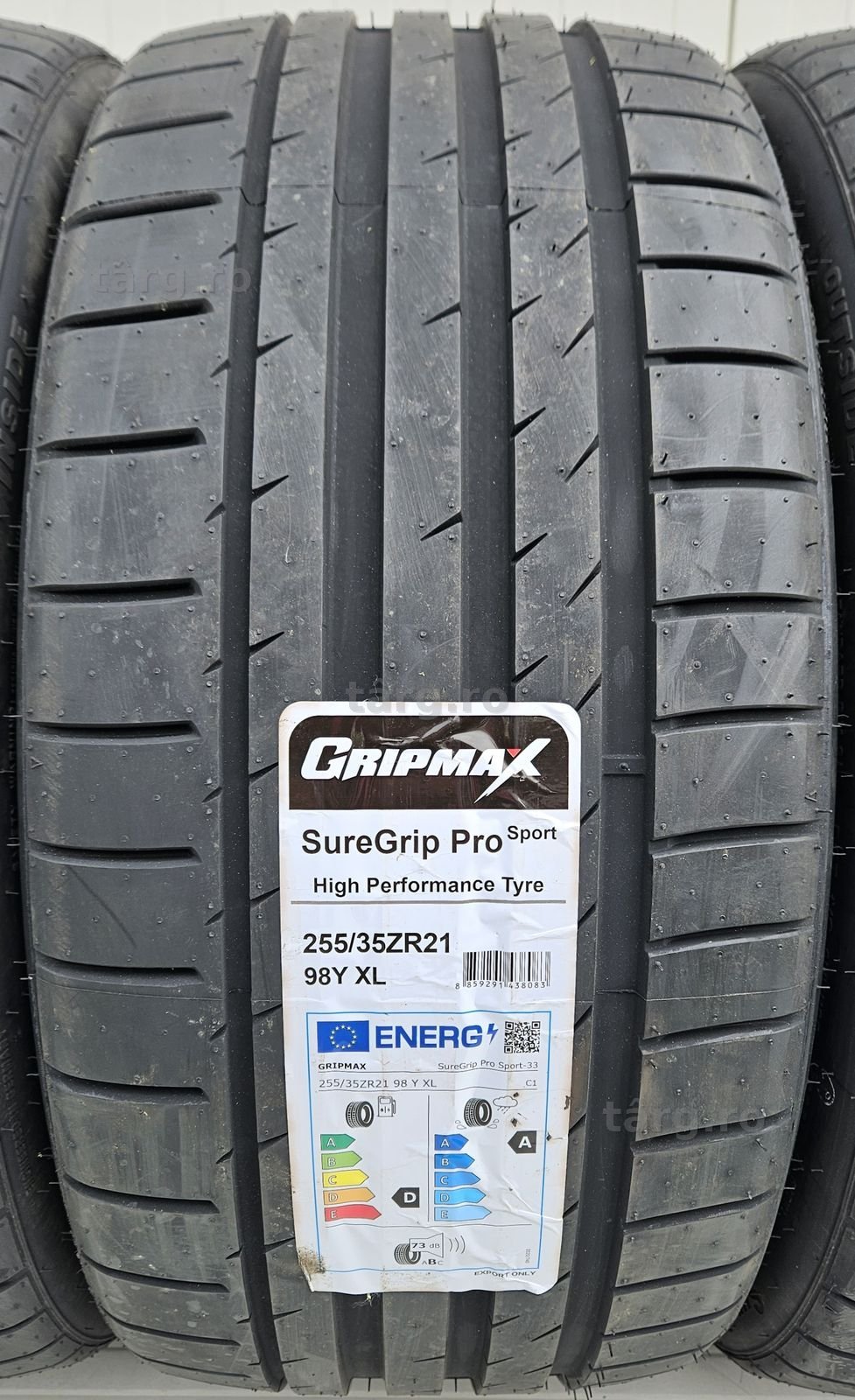 255/35 R21 98y xl GRIPMAX  Anvelope vara protectie janta Aderenta cl A 2