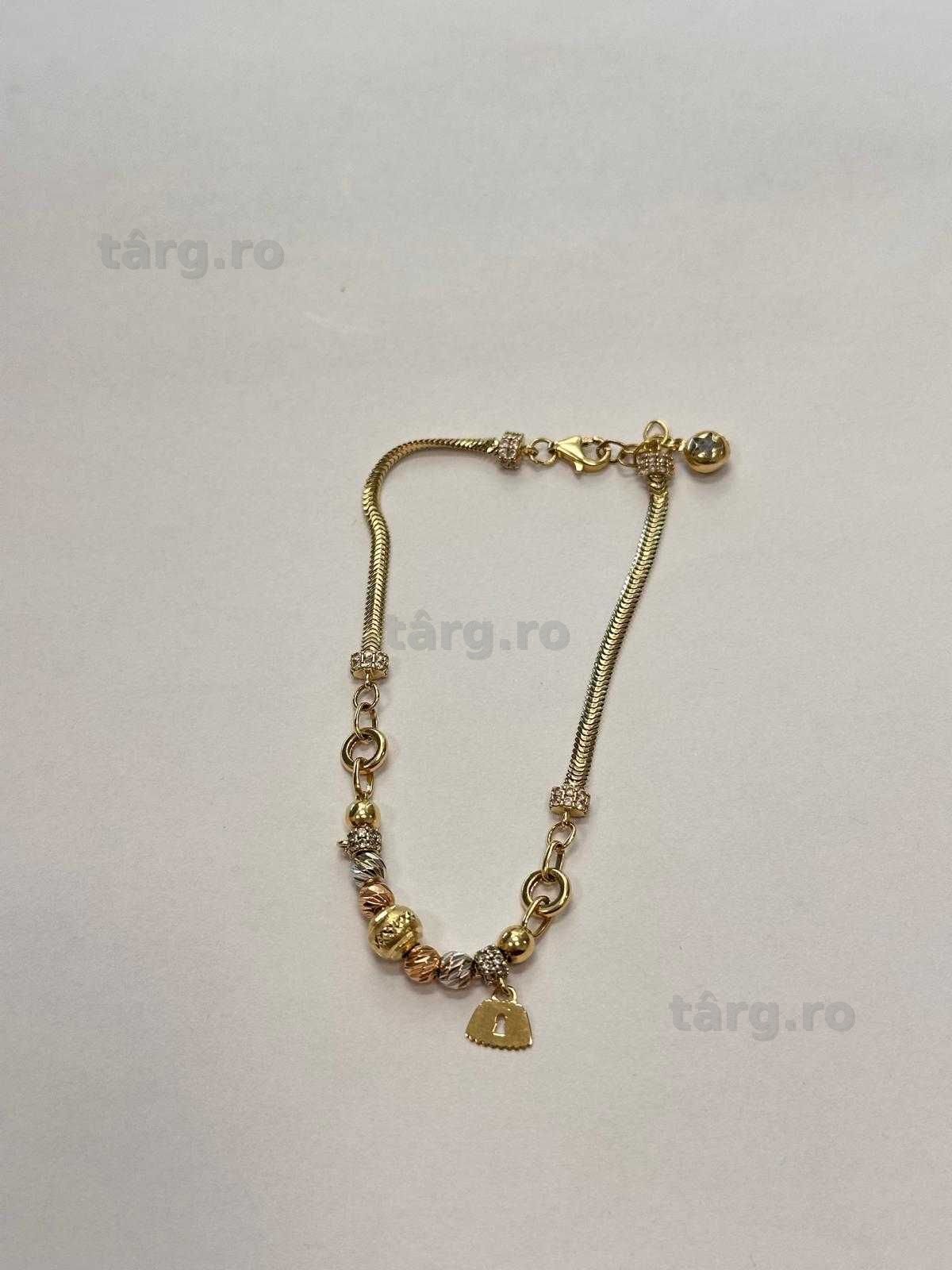 Bratara aur 14k 5.60g (Ag13  b55817.2) Garantie 2 ani! 3