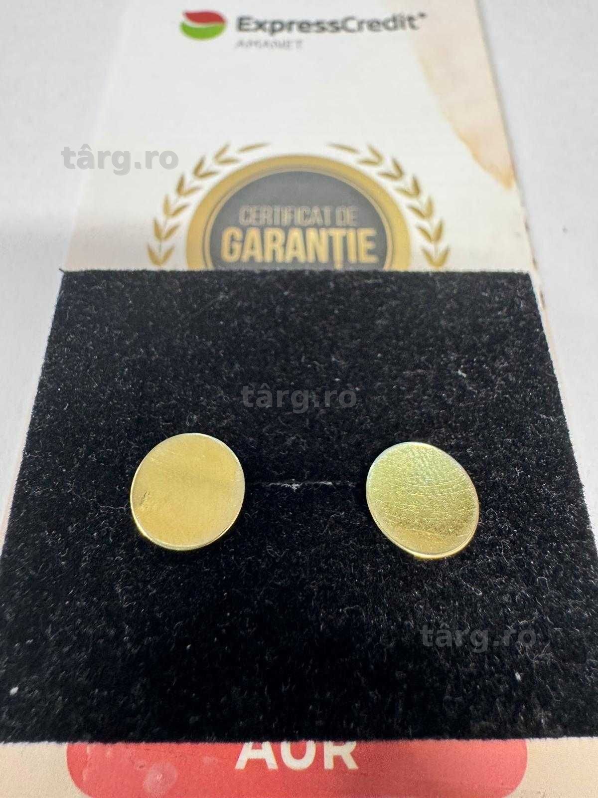 Cercei din aur 14k (69665.1/ 10 Pacurari 1) Garantie 2 ani! 2
