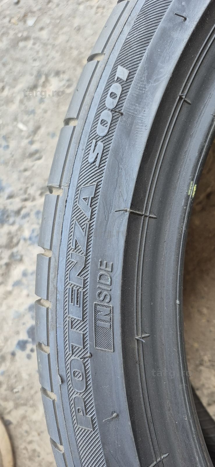 4 anvelope vara Bridgestone 225/40/19.Pretul este pe bucata 5