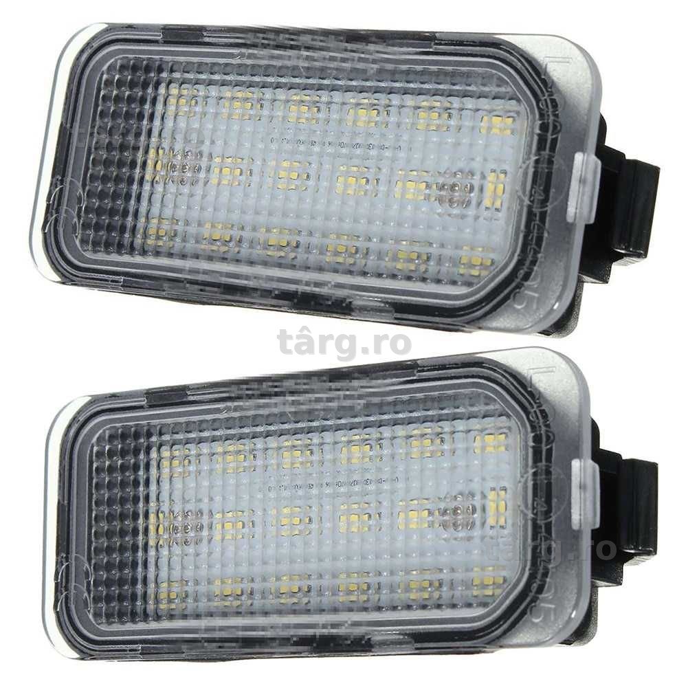 Set 2 Lampi LED Numar Portbagaj Ford Fiesta Focus Mondeo Kuga S-Max