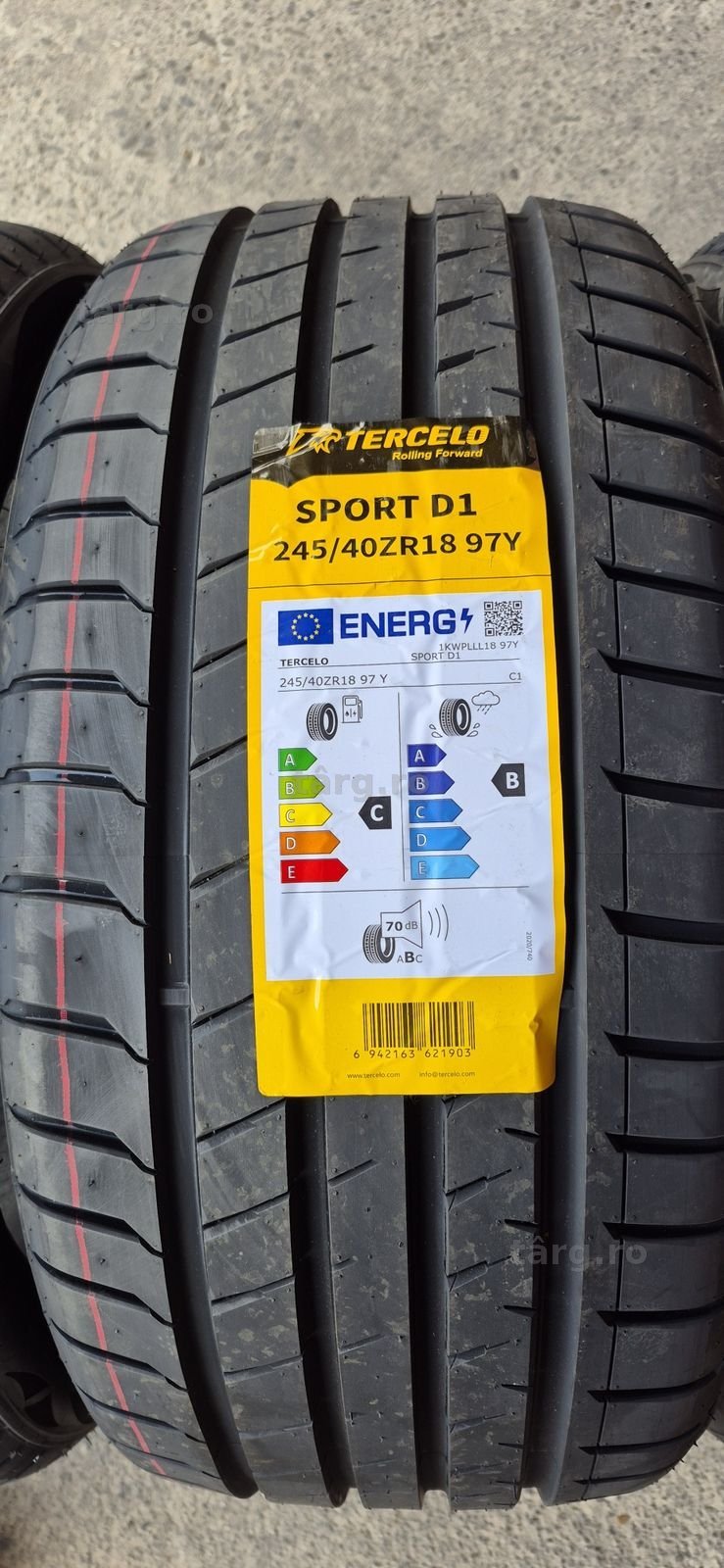 4 anvelope vara noi Tercelo 245/40/18,dot 2025.Pretul este pe bucata. 3