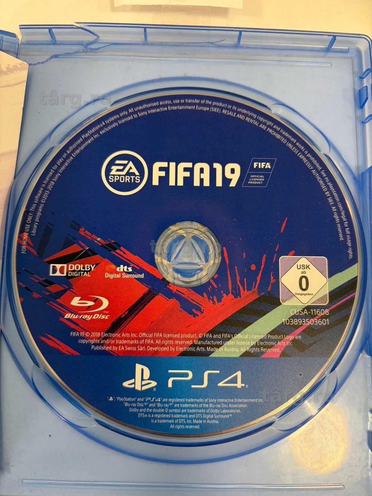 Fifa 19 PlayStation 4 (Ag 1 Alexandru B53569) Garantie 2 ani! 2