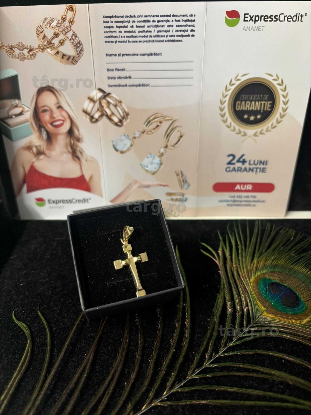 Medalion aur 14k 1.79g (B.60339.2-Tatarasi) Garantie 2 ani- 895 lei