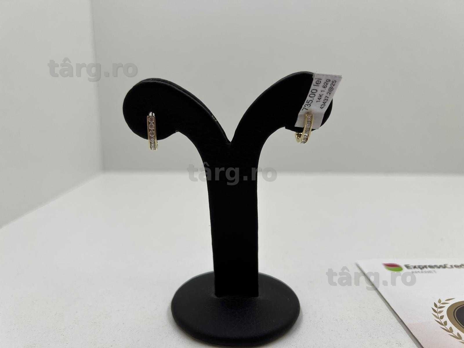 Cercei Aur 14K 1.62g (Ag25 Belvedere B.43437.2) Garantie 2 ani! 2
