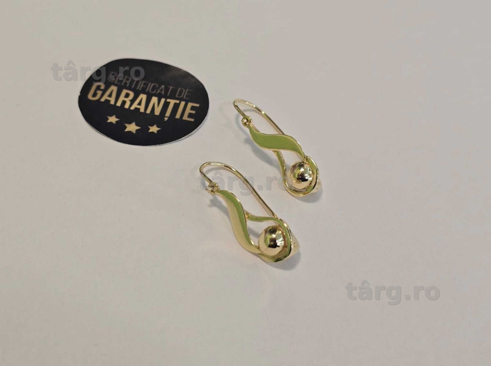 Cercei aur 14 K, 2.58 gr. (ECA 39 / b18286.1) – Garantie 2 ani 2