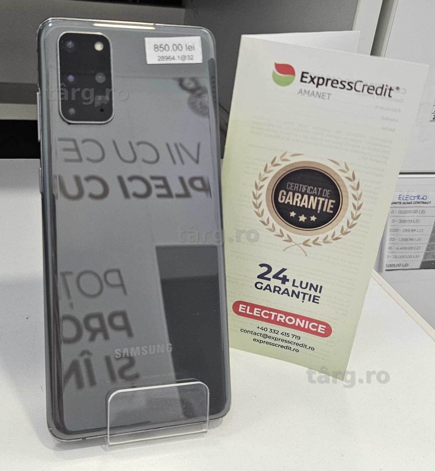 Telefon Samsung S20+ 5G (AG32 B28964.1) 2 ANI GARANTIE! 2