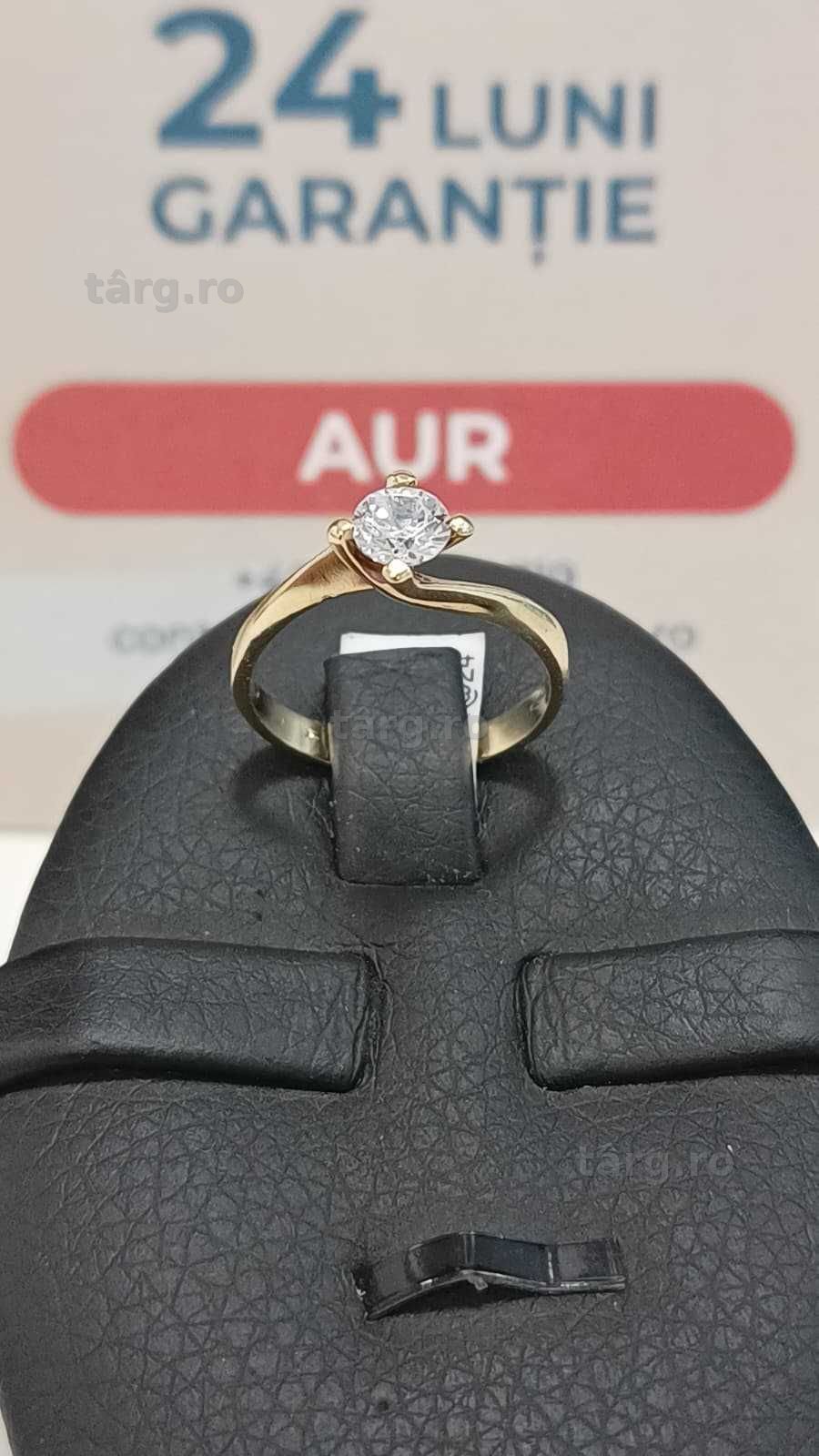 Inel aur 9K 2.52gr [AG24 Harlau B.46314.1] - Garantie 2 ani!