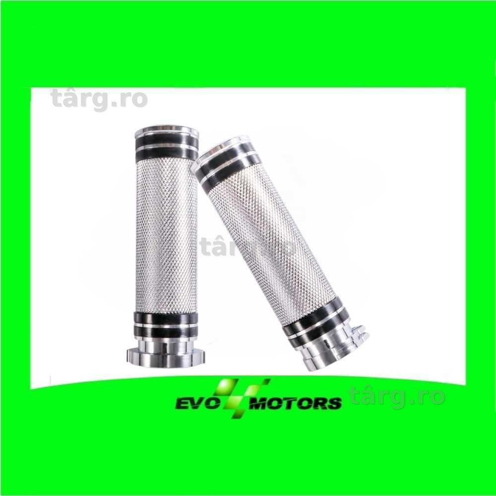 Mansoane Ghidon Moto 25mm Aluminiu CNC Chooper Bobber Cafe Racer A734